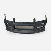 Nissan R34 GTT ER34 HR34 GTT 1999 2000 2001 2002 2003 2004 with Aftermarket Parts - Front Bumper UR Style Carbon Fiber / FRP from EPR USA